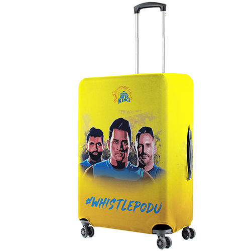 Yellow CSK Luggage Cover