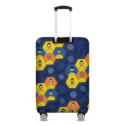 Multicolored Honeycomb CSK Luggage Cover