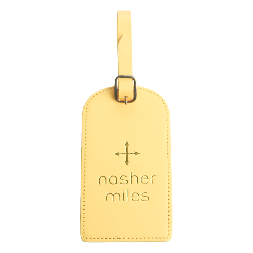 Personalised Luggage Tag_Yellow