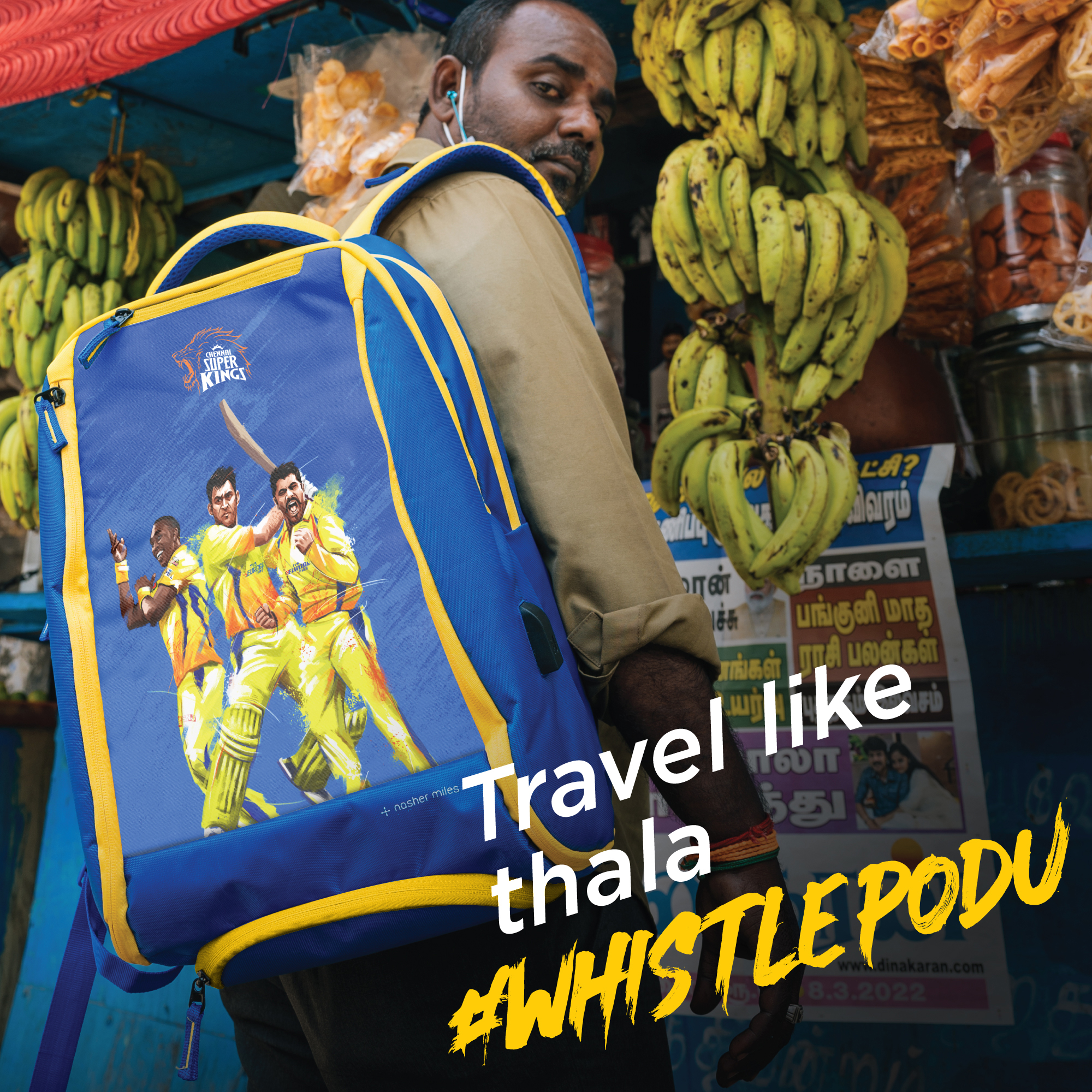 CSK Players Backpack