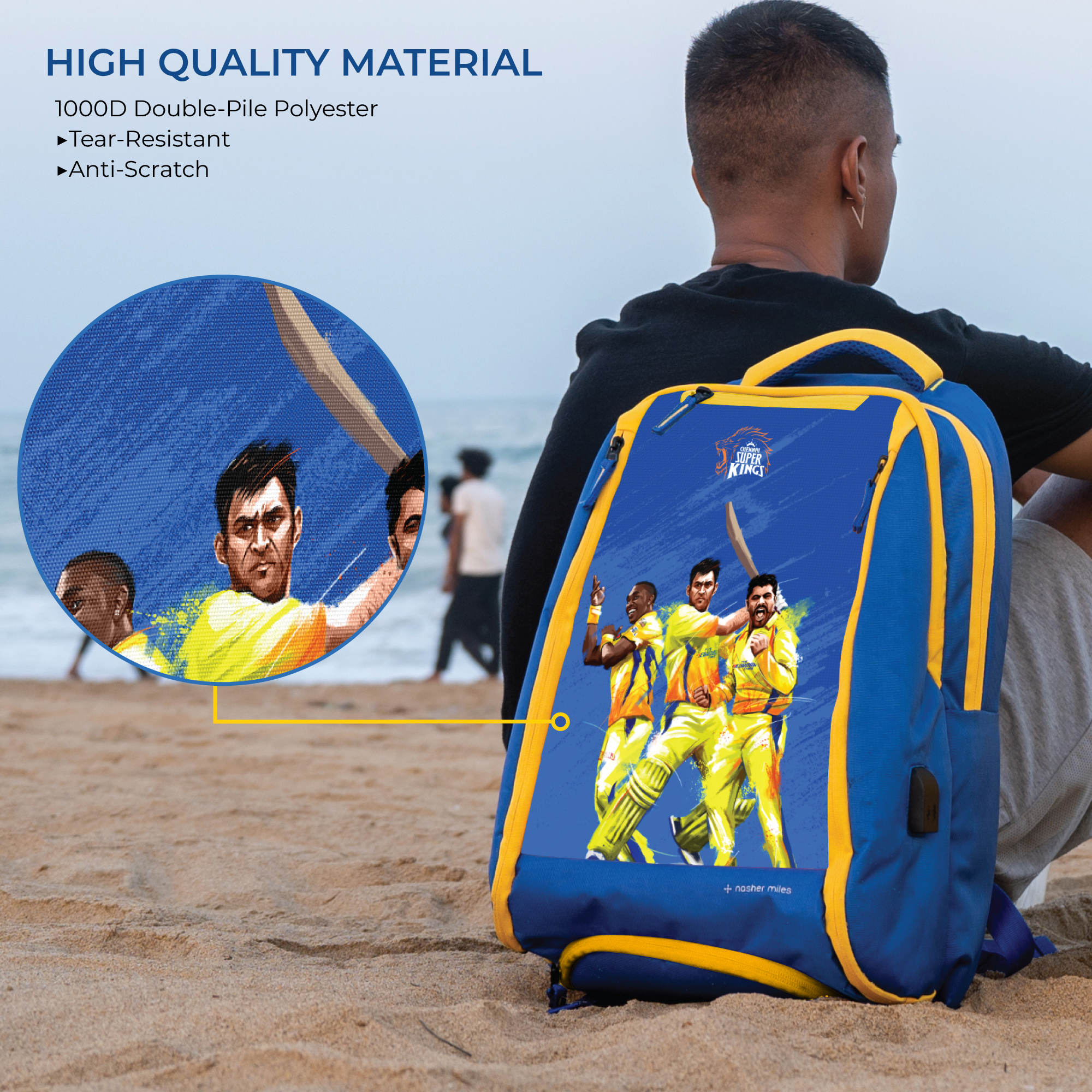 CSK Players Backpack