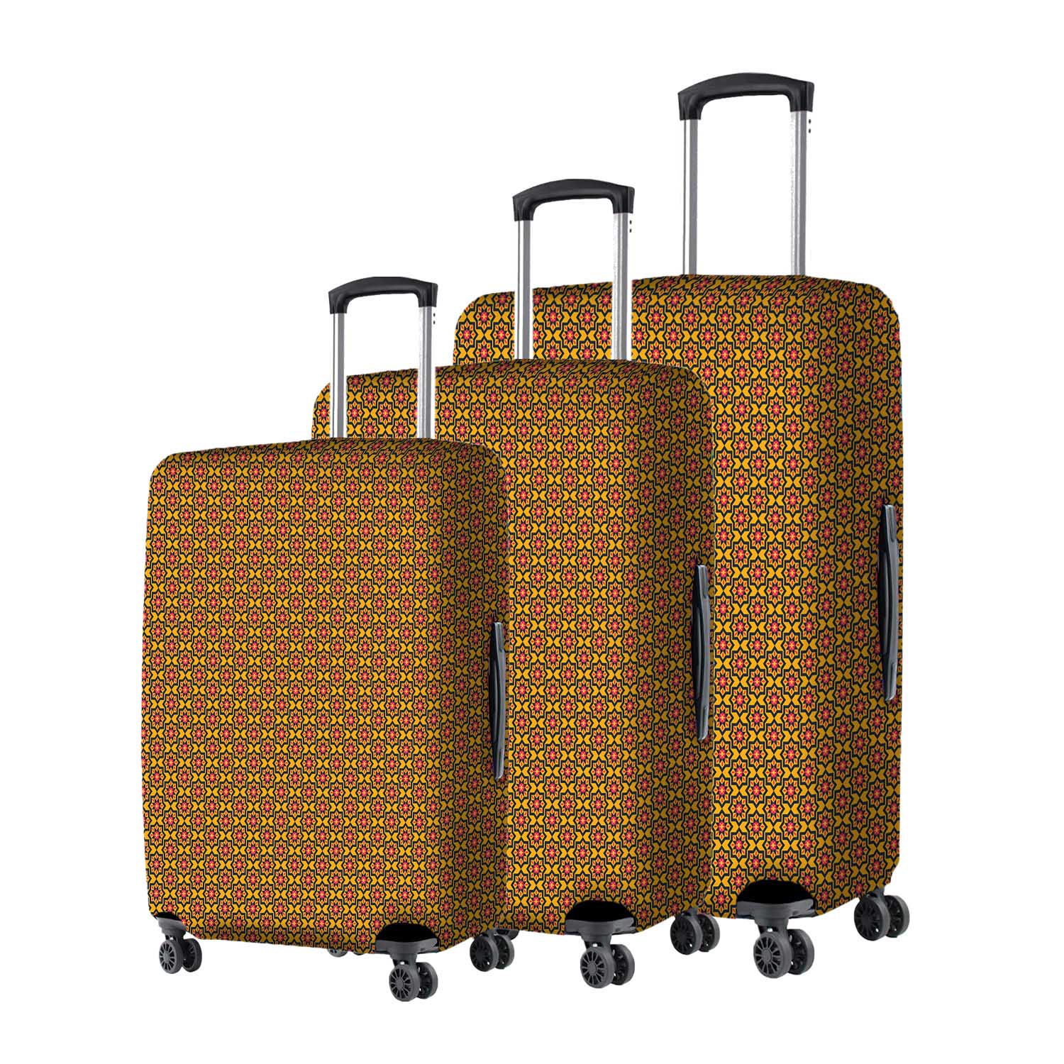 Luggage Cover Tile Print Design